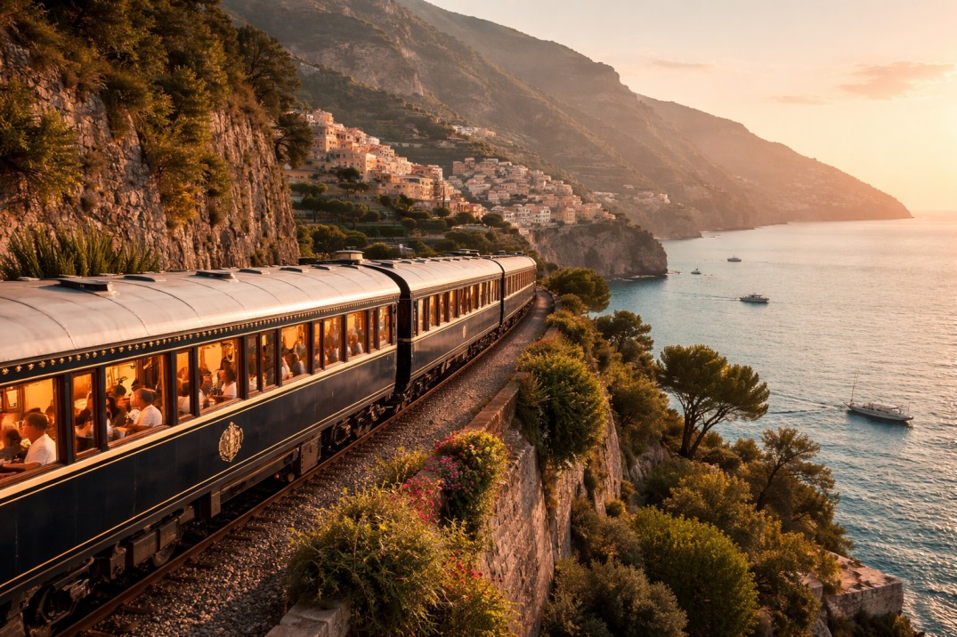 Unbelievable! Paris and Amalfi Coast Linked by Legendary Train – Secrets of Luxury and Romance Revealed