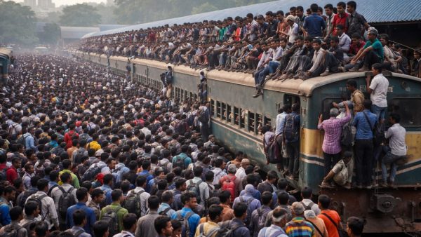 The Shocking Truth Behind Bangladesh’s Post-Eid Travel Crisis: Overcrowded Trains, Fuel Shortages, and Ruined Vacations