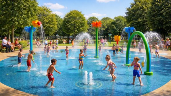 You Won’t Believe Droitwich’s Stunning New £550,000 Splash Pad! A Game-Changer for Family Tourism