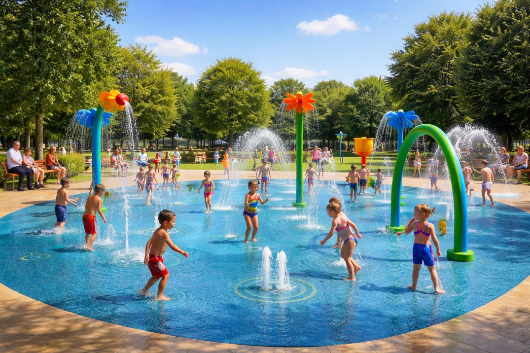 You Won’t Believe Droitwich’s Stunning New £550,000 Splash Pad! A Game-Changer for Family Tourism
