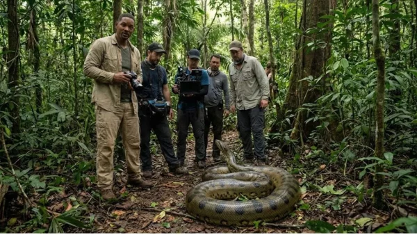 Shocking Footage Reveals Colossal 24-Foot Anaconda in the Amazon Wilds