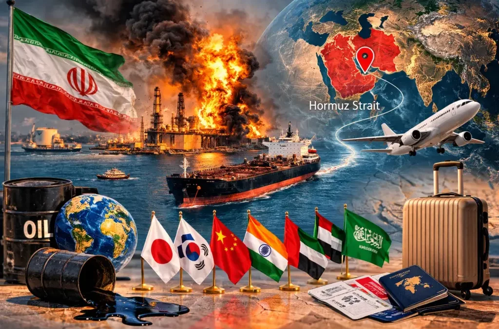 Japan Joins South Korea, UAE, Saudi Arabia, China, India, And Others in Expecting Hammering Consequences After US Strikes Iran’s Oil Export Hub on Kharg Island Following Hormuz Strait Choke Amid Rising Crisis in the Middle East