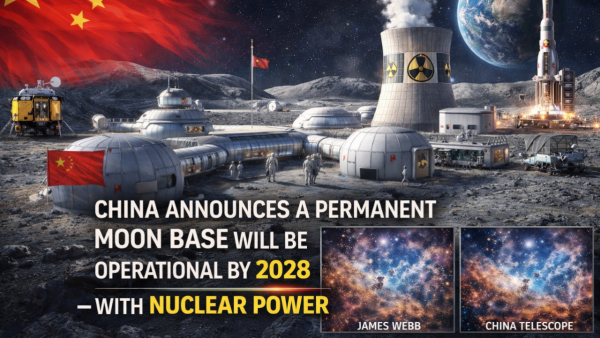 China Announces a Permanent Moon Base Will Be Operational by 2028