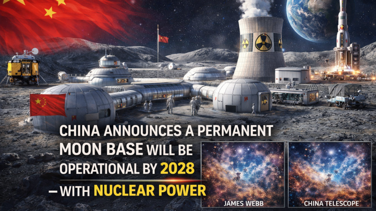 China Announces a Permanent Moon Base Will Be Operational by 2028