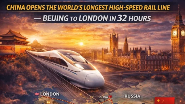 You Won’t Believe How Fast You Can Travel From Beijing to London Now