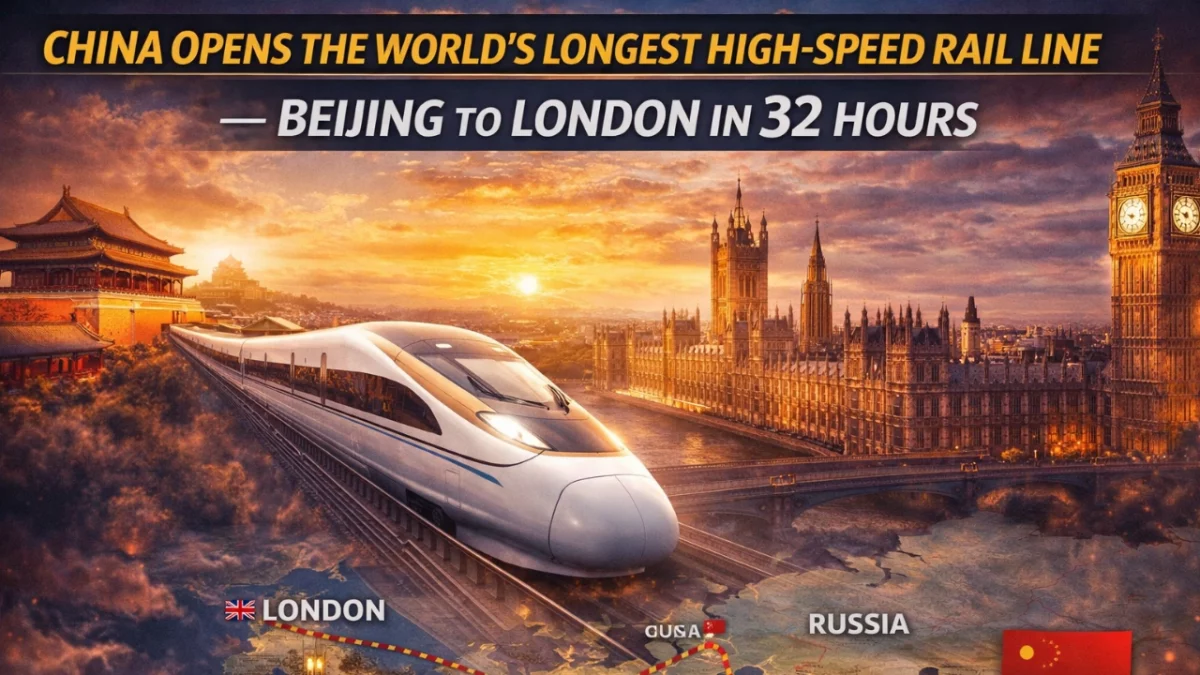 You Won’t Believe How Fast You Can Travel From Beijing to London Now
