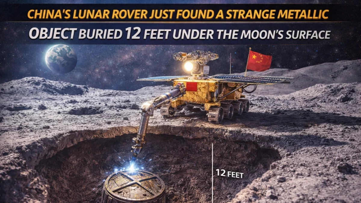 Moon Mystery: China’s Rover Discovers Hidden Metal Object Scientists Can’t Explain