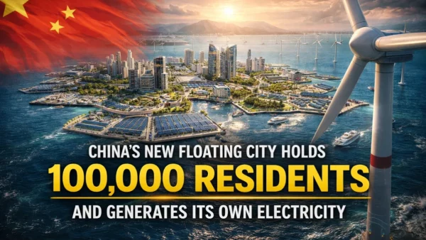 China’s Mega Ocean City Houses 100K People (Powered Entirely By The Ocean)