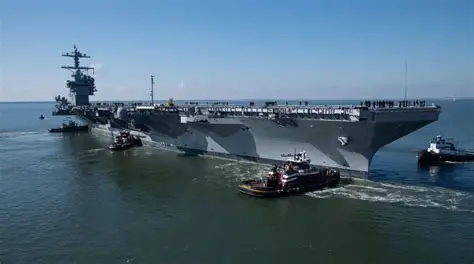 The U.S. Navy’s New Nuclear-Powered Aircraft Carrier John F. Kennedy Is Finalizing Preparations Ahead of Sea Trials