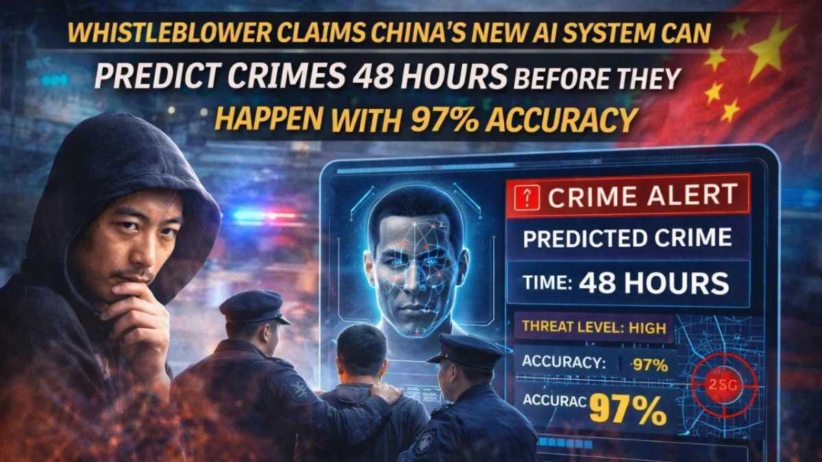 China’s Secret AI That ‘Predicts’ Crime Days Before It Happens—Here’s What We Know
