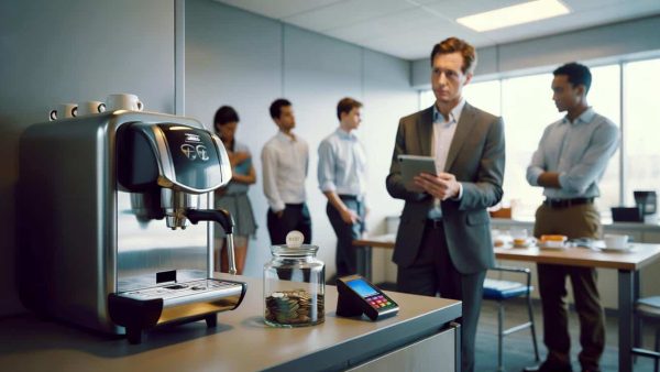 A boss charges employees for using the office coffee machine: genius way to cut costs or shameless exploitation of workers