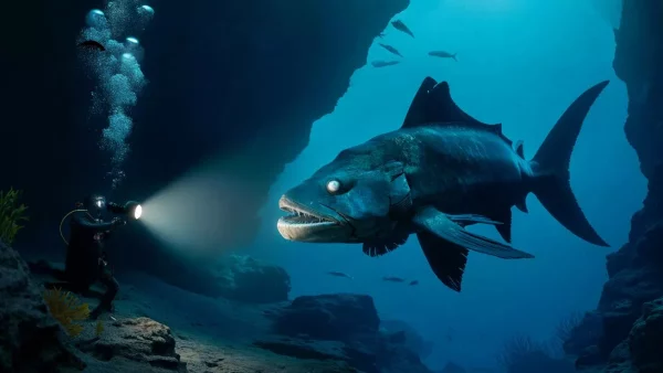 Shocking Footage Reveals “Living Fossil” Coelacanth Rediscovered in Indonesian Waters