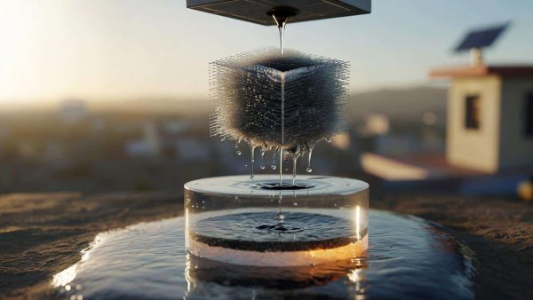 A new ultralight nanomaterial extracts three times its weight in water from air