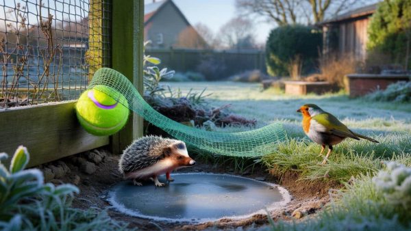 A small gesture that changes everything: why placing tennis balls in your garden can help save birds and hedgehogs this winter