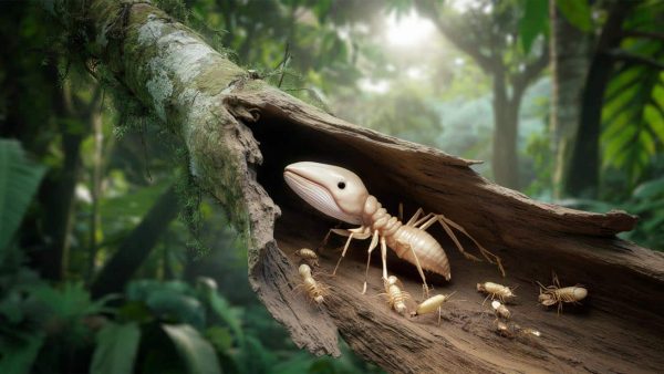A whale‑headed insect found in the South American canopy