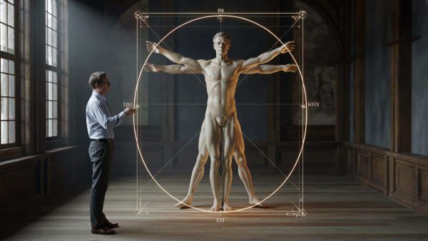 Unlock the Secret Geometry Hidden in the Iconic Vitruvian Man