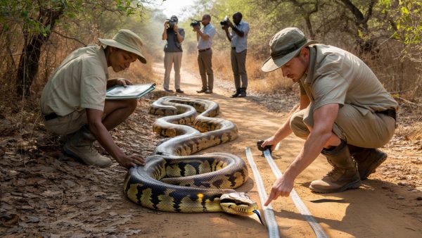 Shocking Discovery: Giant African Python Found in Untouched Wilderness