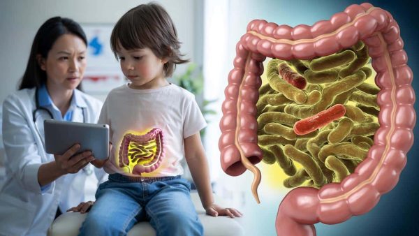 An intestinal bacterium may trigger colon cancer as early as childhood