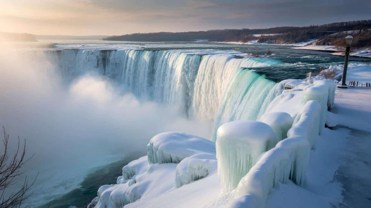 You Won’t Believe What Happened When Niagara Falls Froze Solid!