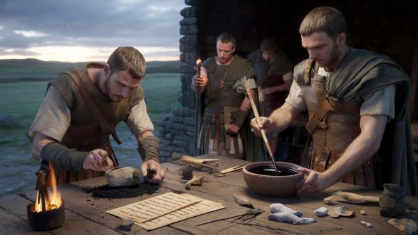 At the edge of empire, Roman soldiers made their own ink