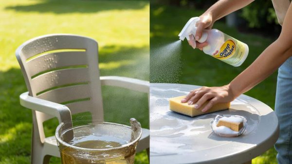Before You Bin Them: This Simple Home Mix Makes Yellowed Plastic Garden Furniture Shine Like New