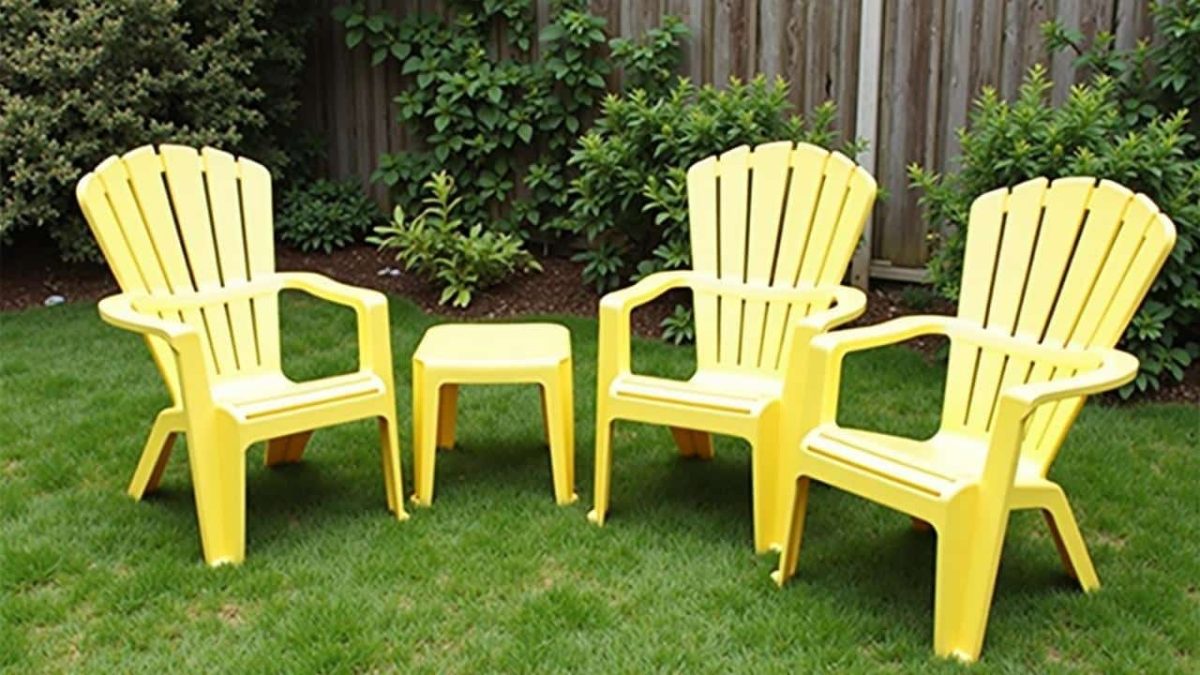 Before You Bin Them: Yellowed Plastic Garden Furniture, This Homemade Mix Makes Them Shine Like New