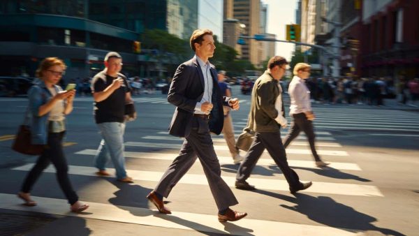 Behavioral scientists say people who walk faster than average tend to be more successful and mentally sharper than slow walkers