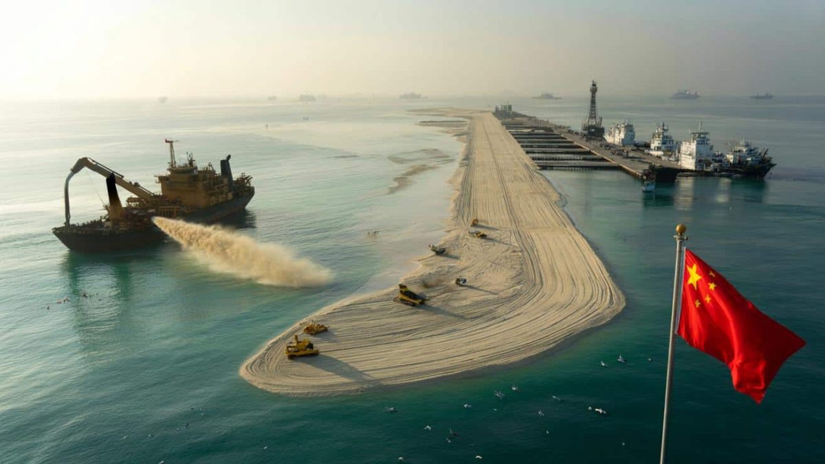 By dumping millions of tonnes of sand into the ocean for over a decade, China has succeeded in creating entirely new islands from scratch