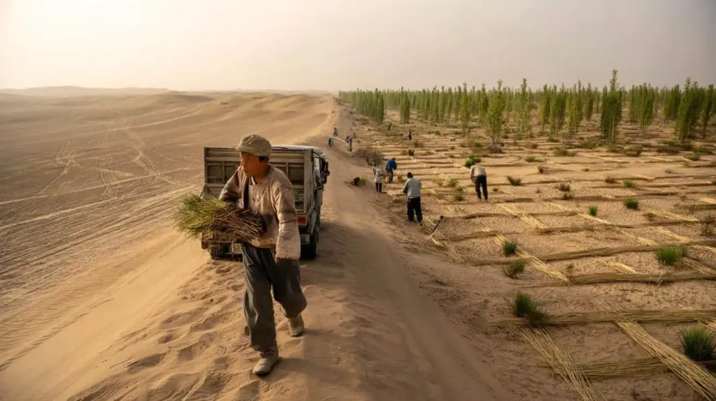The Secret Behind China’s Stunning Transformation: How They Planted Over 1 Billion Trees to Combat Desertification