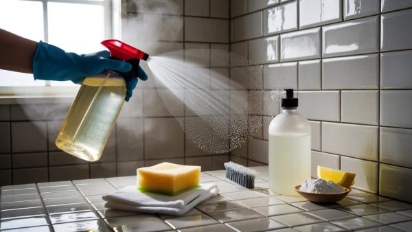 Cleaning experts reveal the natural mix that dissolves soap scum and leaves tiles shining