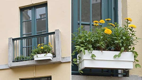 Concrete Balcony: This €8 GiFi Accessory Turns It Into A Real Garden Corner And Saves Hundreds In Renovation Costs