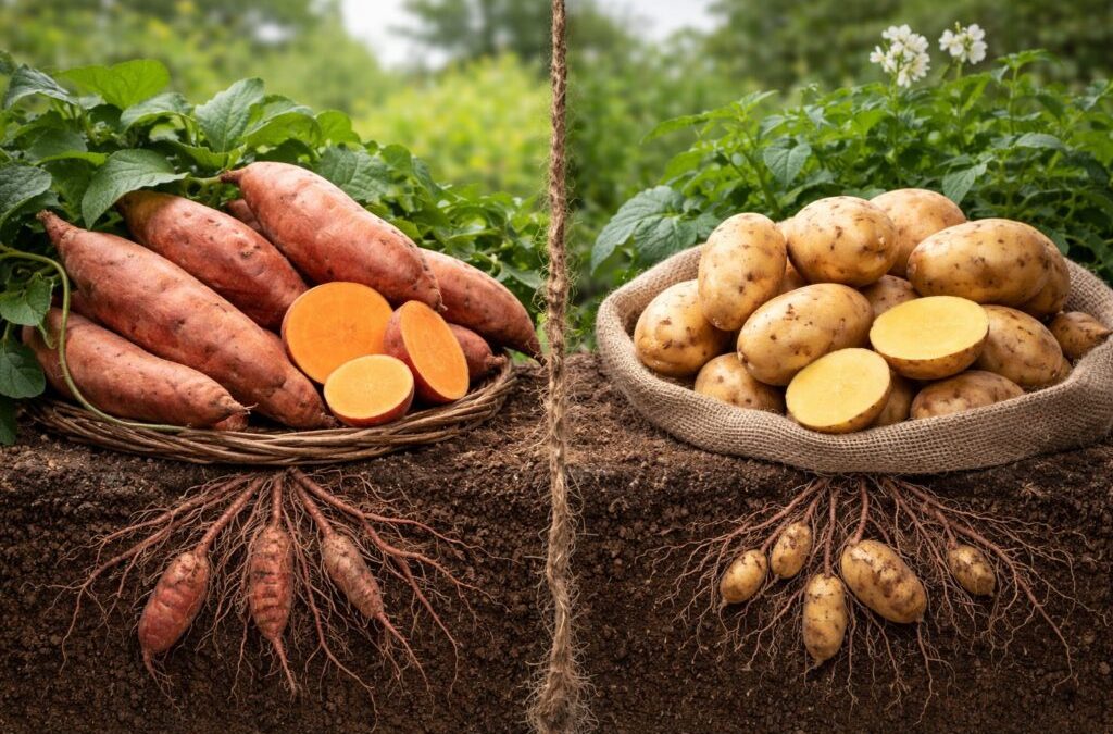 Many people don’t realize it, but sweet potatoes and regular potatoes are not closely related at all, and science explains why
