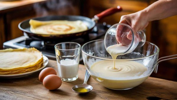 Crepes: the glass secret and the 1‑2‑2‑2 rule for a perfect batter