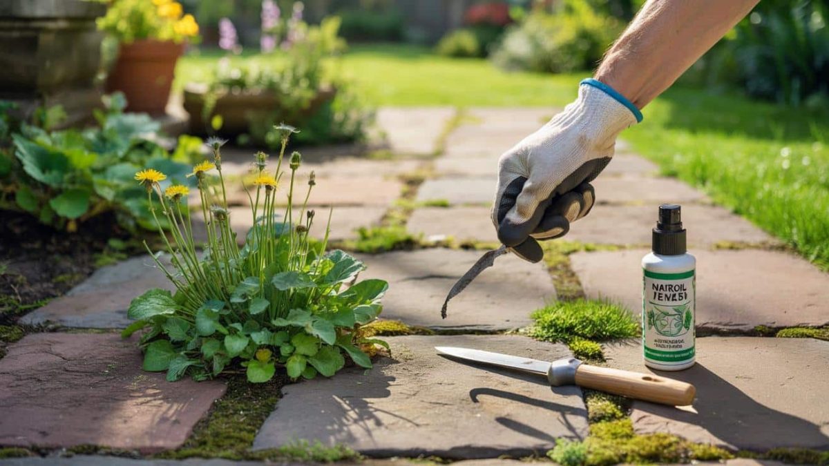 Do not weed between your paving slabs before this exact date or you’ll just have to start again