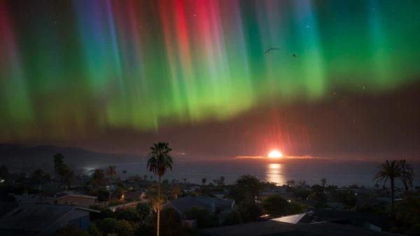 Shocking Discovery! Solar Storm Lights Up California Skies With Rare Northern Lights Display