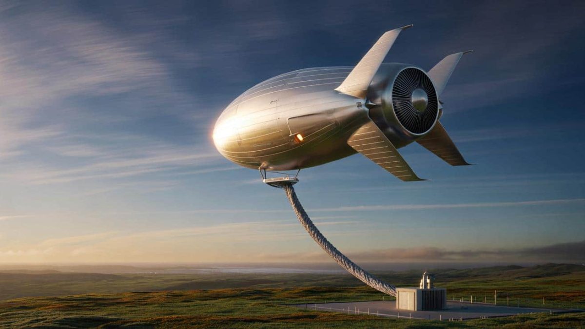 Engineers have built a wind turbine that floats at 3000 meters capturing jet stream energy