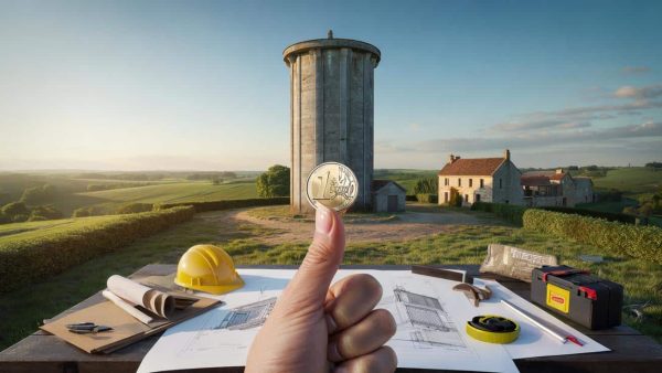For just 1 euro and with no fees, you can acquire a water tower