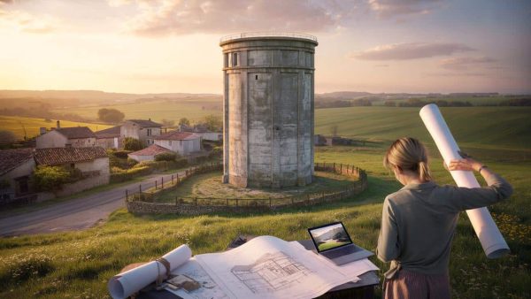 For only 1 euro and with no fees, you can acquire a water tower