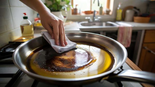 The Surprising Natural Ingredient That Effortlessly Melts Away Stubborn Burnt Grease From Your Pans