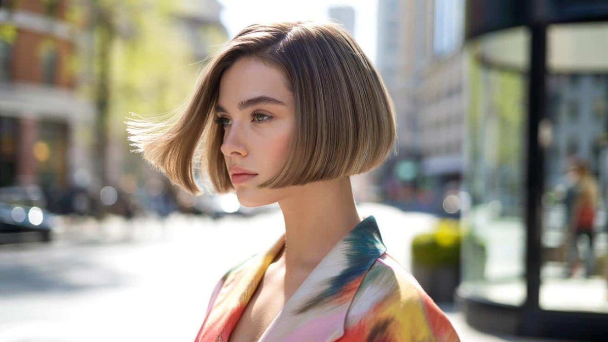 Forget the gradient bob, the “Fob” is the perfect haircut to switch up your look this spring