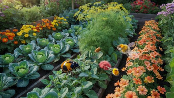 The Unexpected Superstars of Your Veggie Garden: 4 Plants That Attract Beneficial Bugs and Repel Pests