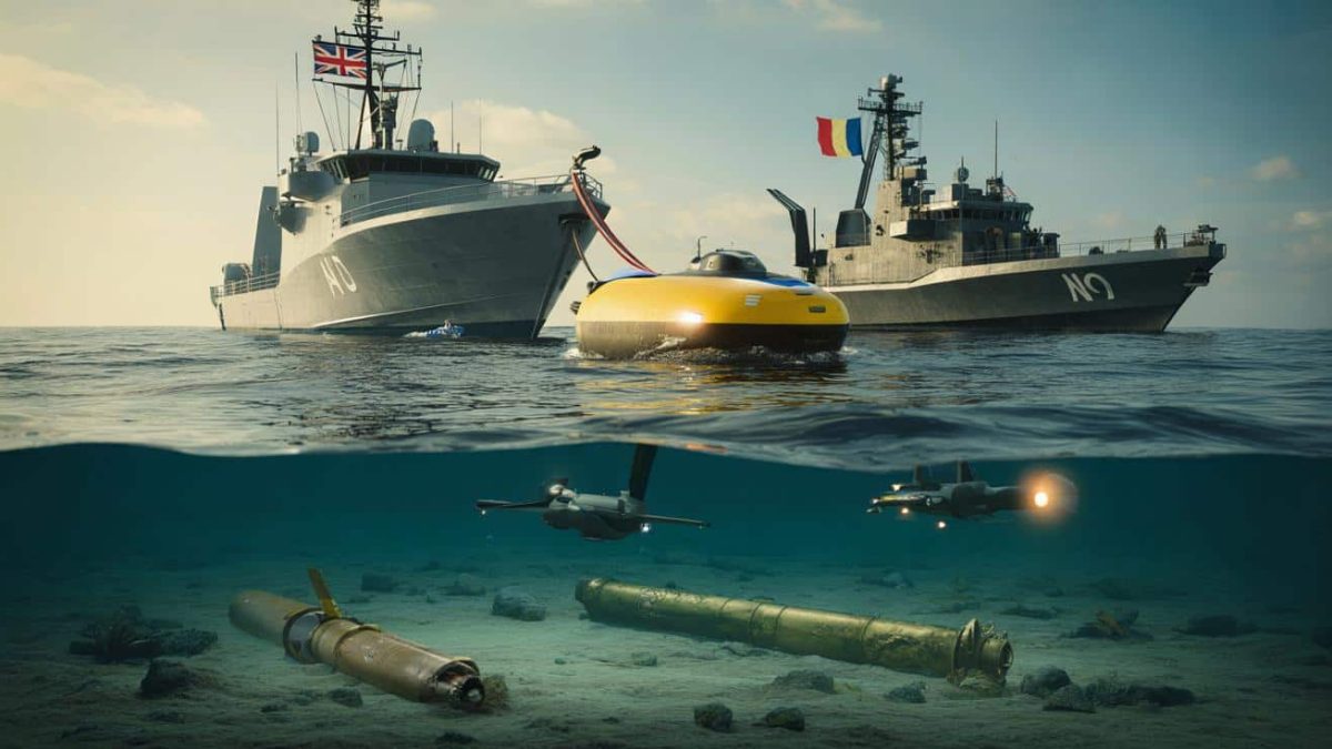 France flies to the rescue of the UK to help design its new mine-hunting AI