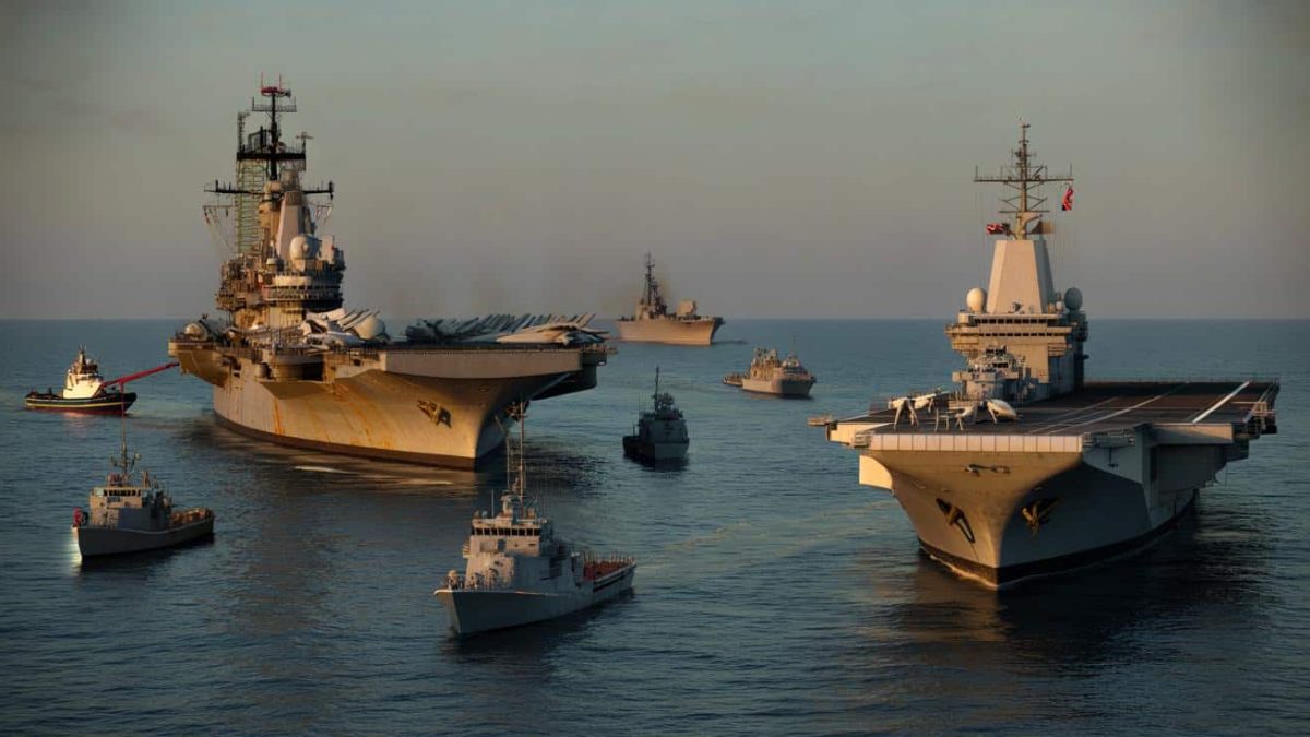 France watches with growing unease as its eternal rival, the Royal Navy, slowly falls apart