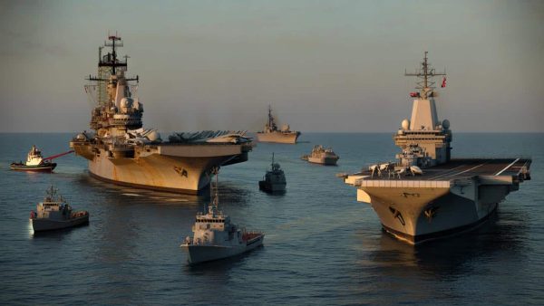 France watches with growing unease as its eternal rival, the Royal Navy, slowly falls apart