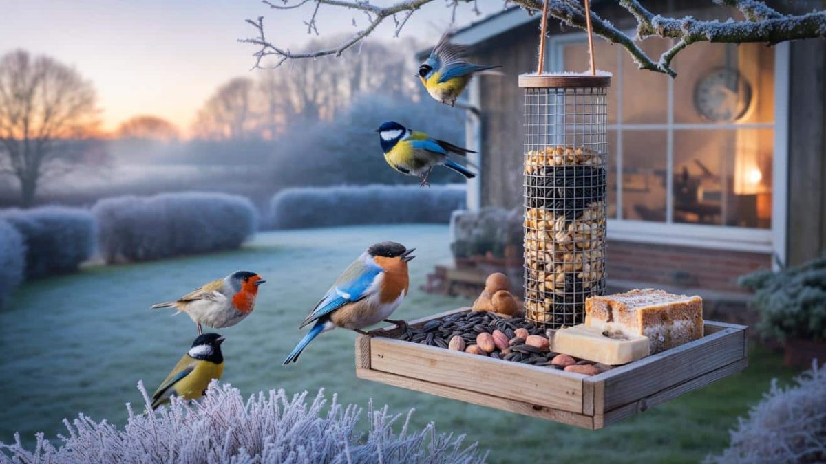 Garden birds on a strict winter schedule: the surprising time they actually show up