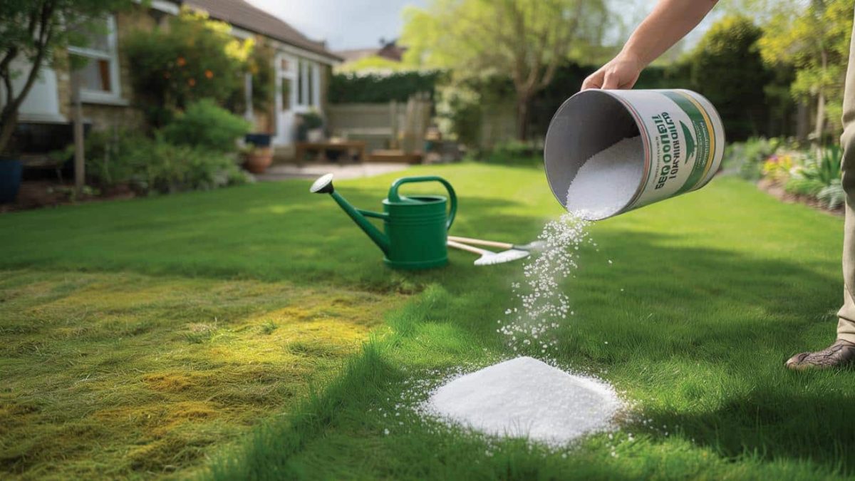 Gardeners urged to sprinkle £1 bath product on their lawn to boost grass growth before summer