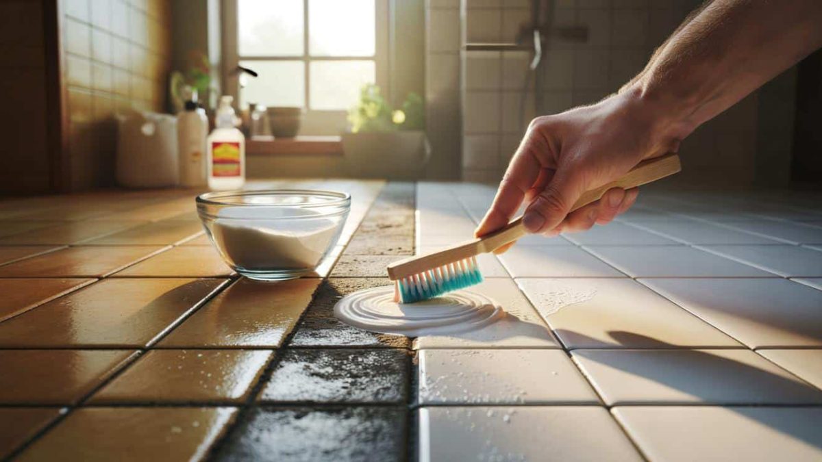 Goodbye to blackened grout: the quick hack, no vinegar or bleach, for a spotless tiled floor