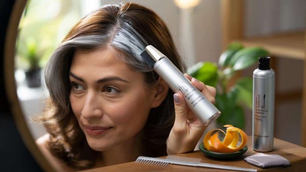 Gray hair gone in an instant: no salon, no hassle