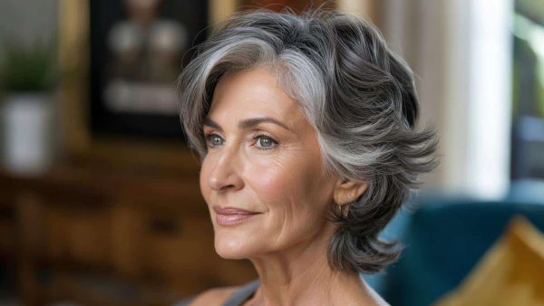 Grey hair after 50: the “micro contour crop” is the shortcut that refreshes salt-and-pepper hair