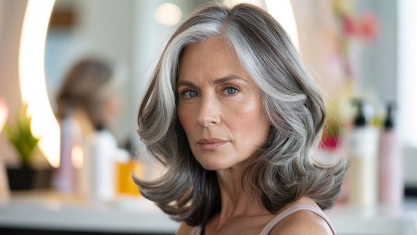 Grey hair after 50: why “silver gloss” colour is perfect for making it shine